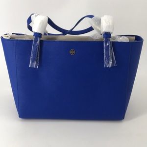 NWT Blue Tory Burch York Small Buckle Tote